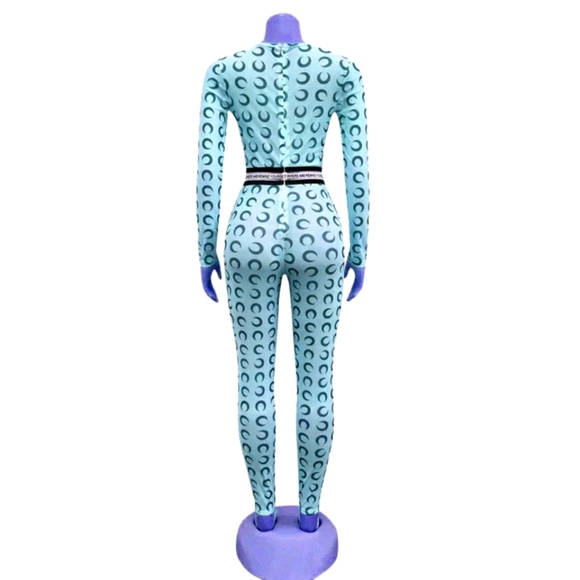 💋JOSKAA MESH CRESCENT MOON PRINT JUMPSUIT!!! - Picture 4 of 12